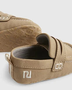 Baby Boy Beige Loafers