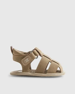 Baby Boys Beige Fisherman Sandals