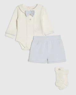 Baby Boys Blue Smart Bloomer Set