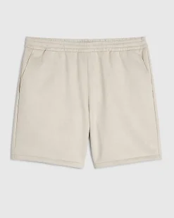 Beige Faux Suede Shorts