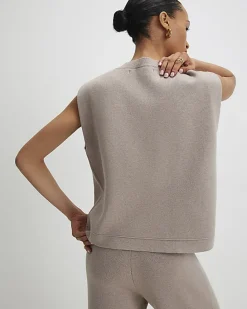 Beige Knitted Waistcoat