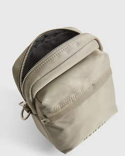 Beige Nylon Cross Body Bag