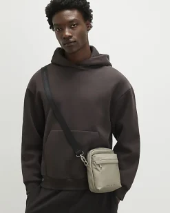 Beige Nylon Cross Body Bag