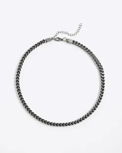 Black Chunky Chain Necklace
