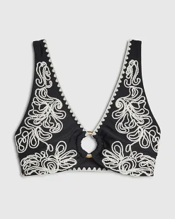 Black Cornelli Bikini Top