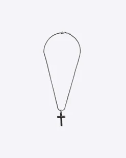 Black Cross Necklace