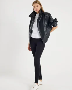 Black high waisted leggings