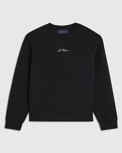 Black Oversized Premium Sweatshirt