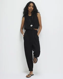 Black Tie Shoulder Lounge Set