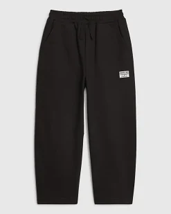 Boys Black Baggy Fit Joggers