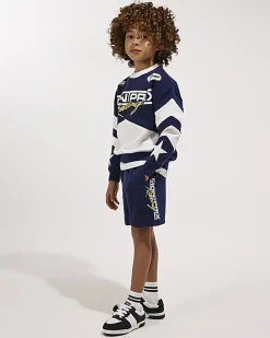 Boys Navy MontPrix Sweatshirt Set