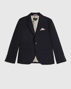 Boys Navy Tailored Suit Jacket