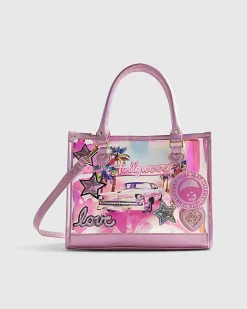 Girls Pink Year Zero Jelly Shopper Bag
