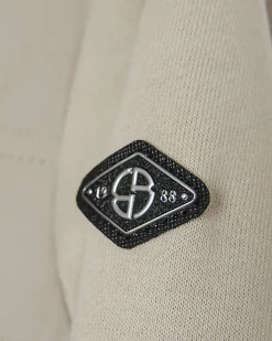 Mini Boys Beige Hooded Hybrid Jacket