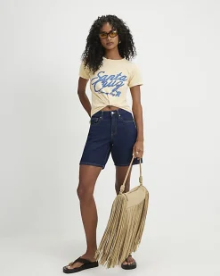 Yellow Short Sleeve Santa Cruz T-Shirt